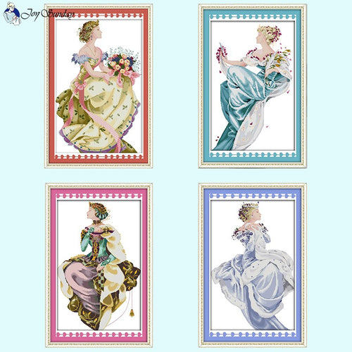 Four Seasons Queen   Character Pattern     Counted - AIMDIY