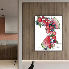 Load image into Gallery viewer, Fruit Pattern Crossstitch Pattern Watermelon - AIMDIY
