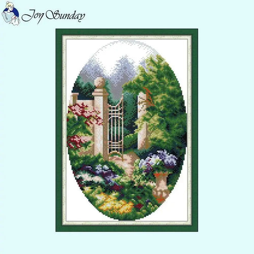 Garden Landscape  - Cross Stitch Kit - AIMDIY