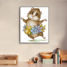 Load image into Gallery viewer, Guinea Pig Cartoon Animal Cross Stitch Kits - AIMDIY
