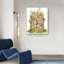 Load image into Gallery viewer, House of Fairies - Cross Stitch Kits For Adults - AIMDIY
