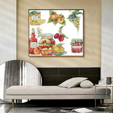 Load image into Gallery viewer, Jam Still Life Patterns Cross Stitch For Beginners - AIMDIY
