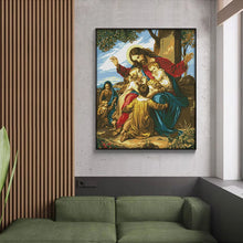 Load image into Gallery viewer, Jesus and the Children Counted Cross Stitch Patterns - AIMDIY
