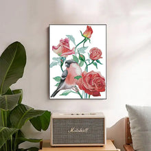 Load image into Gallery viewer, Birds and Roses Joy Sunday Animal Cross Stitch Kit - AIMDIY
