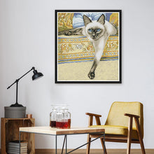 Load image into Gallery viewer, Joy Sunday Animal Cross Stitch Kit Siamese Cat - AIMDIY
