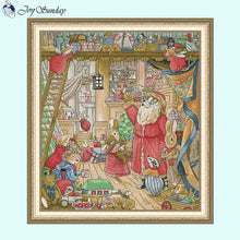 Load image into Gallery viewer, Joy Sunday Cartoon Animal Christmas Pattern - AIMDIY
