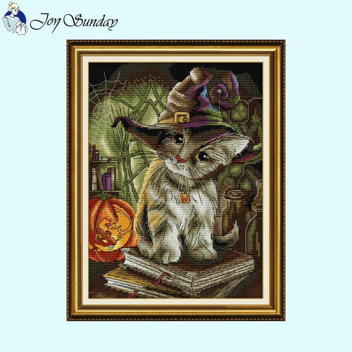 Joy Sunday Cat Magician Animal Patterns＆Thread - AIMDIY