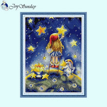 Load image into Gallery viewer, Star Picking Girl - AIMDIY
