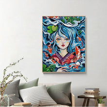 Load image into Gallery viewer, Joy Sunday Daughters of the Sea Character Cross Stitch Kit - AIMDIY
