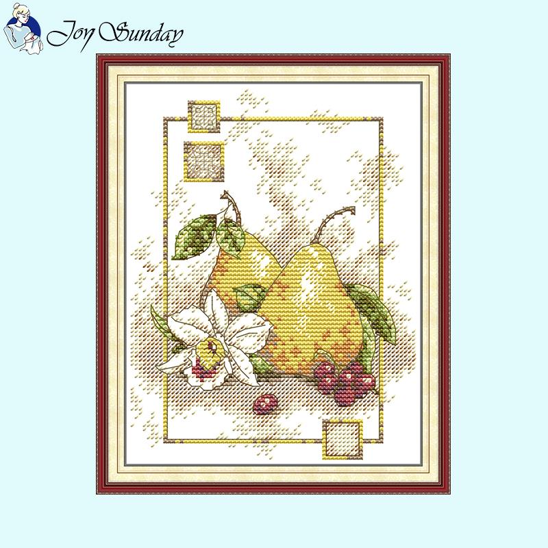 Joy Sunday Fruit Still Life Pattern Pears - AIMDIY