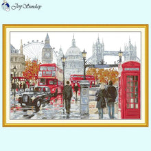 Load image into Gallery viewer, London Street Scene Pattern - AIMDIY
