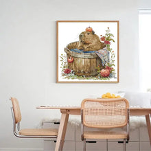 Load image into Gallery viewer, Groundhog Cartoon Animal Pattern Cross Stitch Kit – DIY Craft for Kids &amp; Beginners
