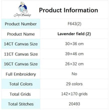 Load image into Gallery viewer, Lavender Garden Scenery Pattern - AIMDIY
