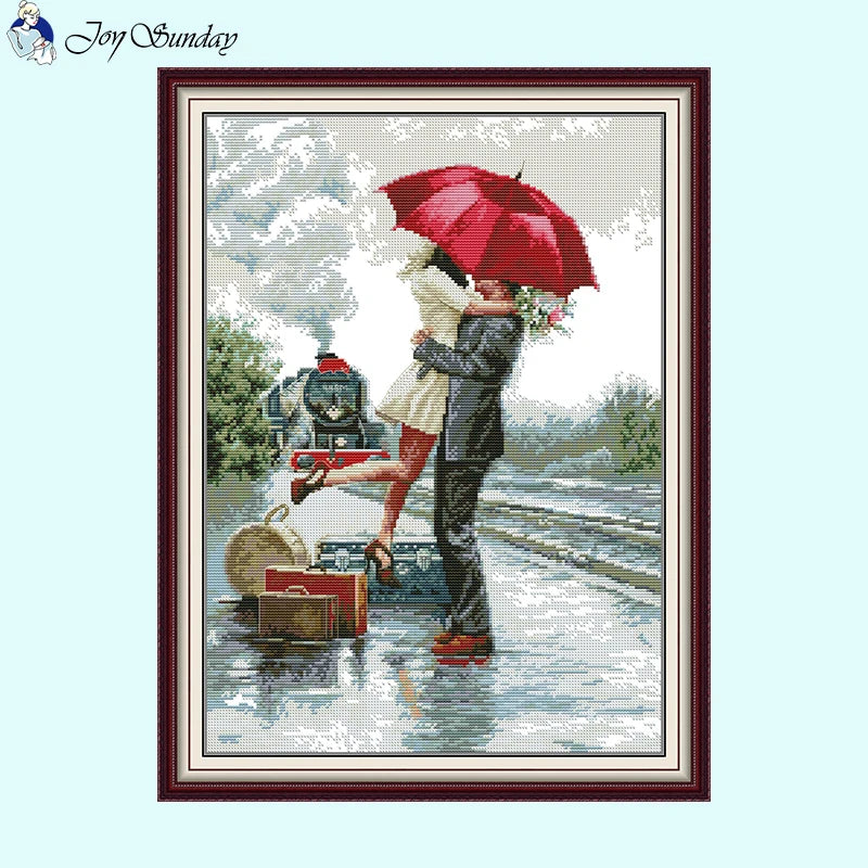 Long Time Goodbye Character Cross Stitch Kits - AIMDIY