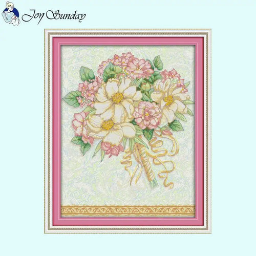 Cross Stitch Designs Flowers Love Bouquet - AIMDIY