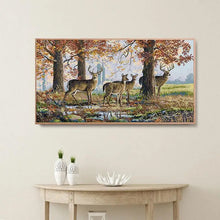 Load image into Gallery viewer, Moose Under the Oak Stitch Tree Animal Patterns - AIMDIY
