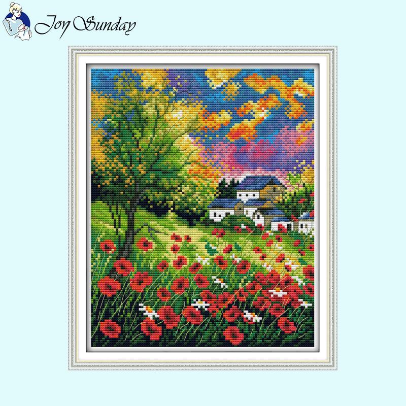 Mountain Flowers Splendid Floral Pattern - AIMDIY