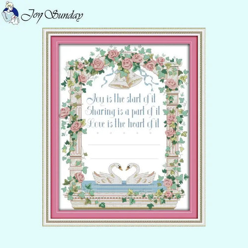 Never Apart DIY Cross Stitch - AIMDIY