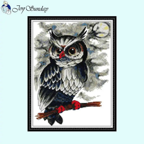 Owl 11CT 14CT Cross Stitch Pattern - AIMDIY