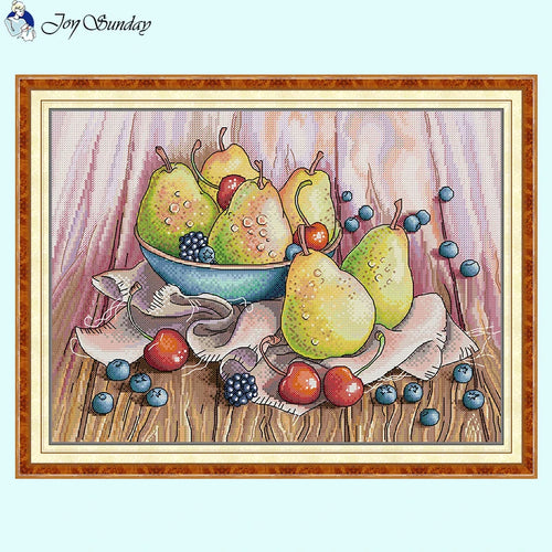 Pear Fruit Plate Pattern - AIMDIY