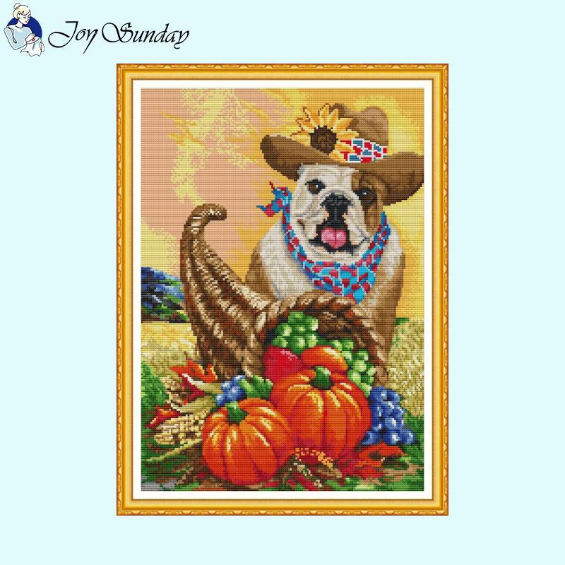 Pumpkin Pattern Series Cross Stitch Kit - AIMDIY