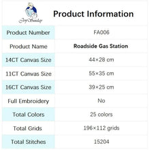 Load image into Gallery viewer, Roadside Gas Station X Stitch Patterns - AIMDIY
