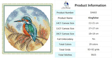 Load image into Gallery viewer, DIY Bird Series Cross Stitch Kit - Stamped Canvas 11ct, 14ct, 16ct for Handmade Embroidery Gifts
