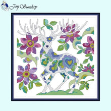 Load image into Gallery viewer, Sacred Deer Animal Cross Stitch Patterns - AIMDIY
