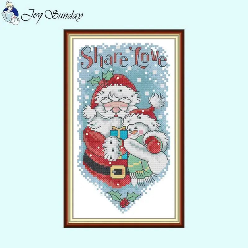 Santa Claus Christmas Print DIY Craft Gift - AIMDIY