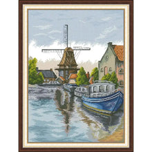 Load image into Gallery viewer, Seaside Scenery Pattern -  Joy Sunday Cross Stitch - AIMDIY
