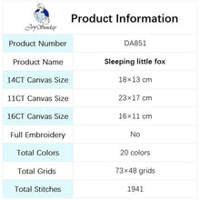 Load image into Gallery viewer, Sleeping Little Fox Cartoon Animals - AIMDIY
