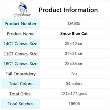 Load image into Gallery viewer, Snowy Blue Cat - AIMDIY
