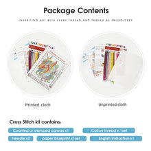 Load image into Gallery viewer, Spring Hills Landscape Pattern Cross Stitch Kit - AIMDIY
