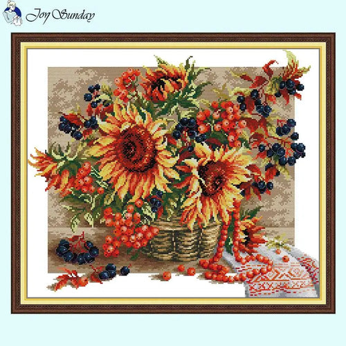 Sunflower Berry Basket - AIMDIY