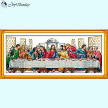 Load image into Gallery viewer, The Last Supper Religious Figures Pattern Counted Cross Stitch Supplies - AIMDIY
