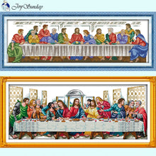 Load image into Gallery viewer, The Last Supper Religious Figures Pattern Counted Cross Stitch Supplies - AIMDIY
