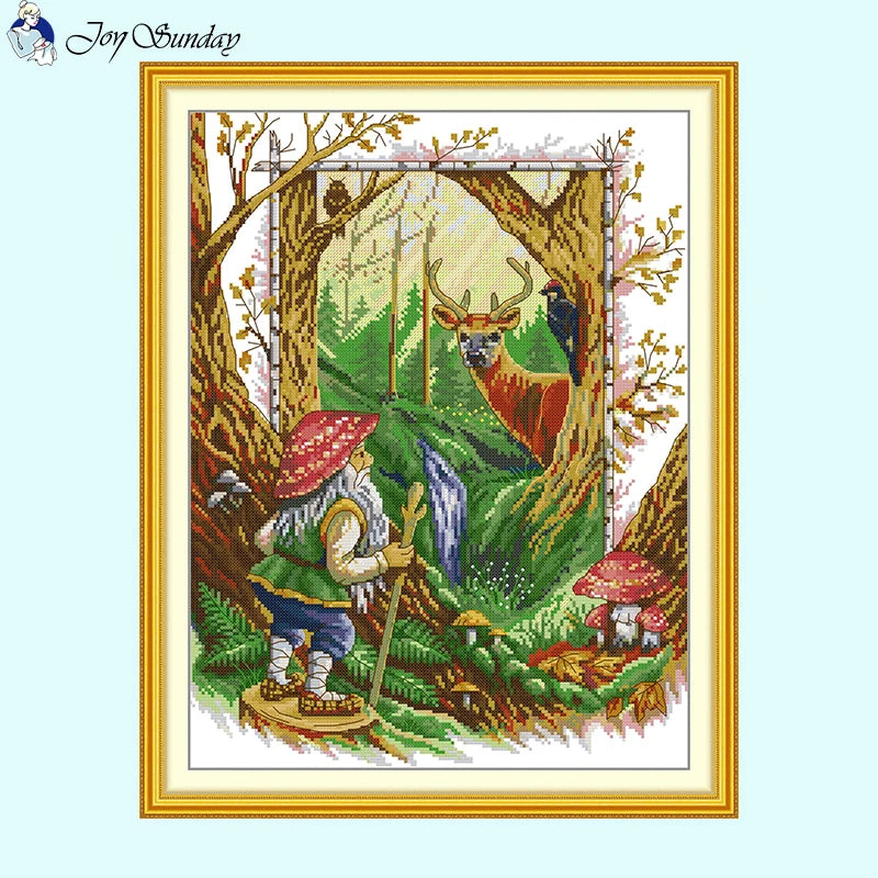 Time Tunnel Animal Pattern - Joy Sunday Cross Stitch - AIMDIY