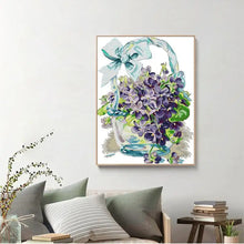 Load image into Gallery viewer, Count 11CT Violet Joy Sunday Cross Stitch Kits - AIMDIY
