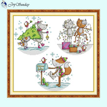 Load image into Gallery viewer, Waiting for Christmas Cartoon Animal - AIMDIY
