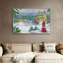 Load image into Gallery viewer, Stitch Xmas Waiting in the Snow - AIMDIY
