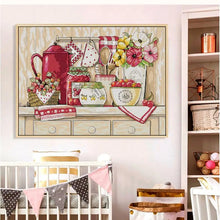 Load image into Gallery viewer, Warm Kitchen Counted Cross Stitch Kit - AIMDIY
