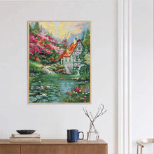 Load image into Gallery viewer, Water Mill Scenery Cross Stitch Kit - AIMDIY
