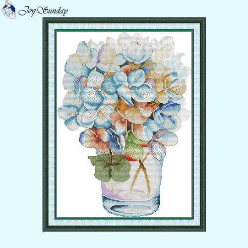 Watercolour Hydrangea Flowers - AIMDIY