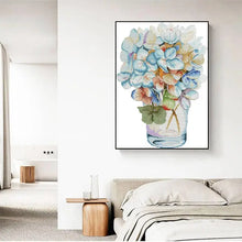 Load image into Gallery viewer, Watercolour Hydrangea Flowers - AIMDIY
