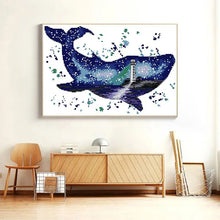 Load image into Gallery viewer, Whale&#39;s World Counted Cross Stitch - AIMDIY
