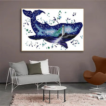 Load image into Gallery viewer, Whale&#39;s World Counted Cross Stitch - AIMDIY
