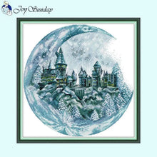 Load image into Gallery viewer, Winter Landscape Patterns - Cross Stitch Kits - AIMDIY
