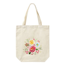 Load image into Gallery viewer, DIY Canvas Tote Bag Embroidery Kit With Flower DIY Arts Crafts Beginners Needlepoint Kits - AIMDIY
