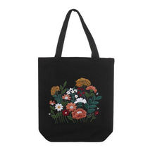 Load image into Gallery viewer, DIY Canvas Tote Bag Embroidery Kit With Flower DIY Arts Crafts Beginners Needlepoint Kits - AIMDIY
