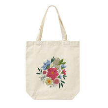 Load image into Gallery viewer, DIY Canvas Tote Bag Embroidery Kit With Flower DIY Arts Crafts Beginners Needlepoint Kits - AIMDIY
